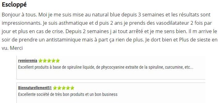 avis positifs clients produits Natura4ever